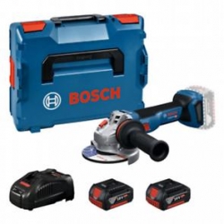 Bosch Aku Kutna Brusilica GWS 18V-11  Li-ion BL 2x18V 5,0Ah 1100W 125mm 9000o/min 1,7kg + L-Boxx 0 601 9N4 103